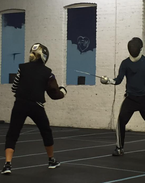 Dorina Vaccaroni fencing